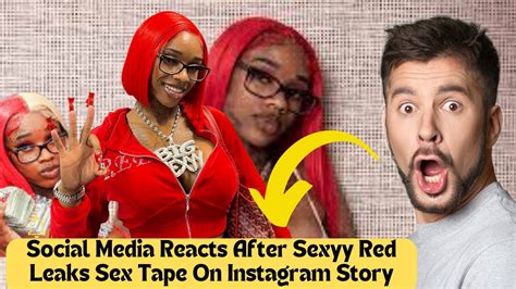 sexy redd instagram story|Social Media Reacts After Sexyy Red Leaks Sex Tape。